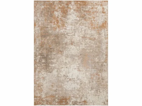 Vloerkleed Trerdane 300x200 cm, vlakgeweven wol, warm beige met subtiele gemêleerde structuur