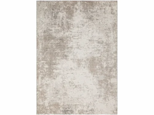 Vloerkleed Saldena 300x200 cm, vlakgeweven wol in kleur 1100 met rustig, abstract patroon