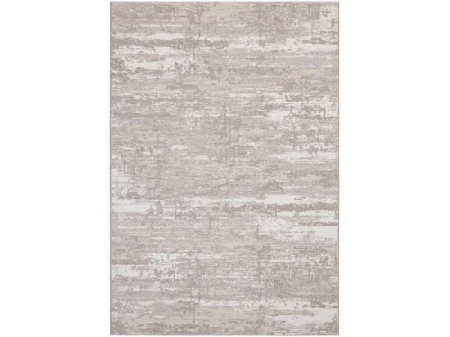 Vloerkleed Husan 230 x 160 cm in beige, met subtiel verweerd patroon voor een warme, rustige sfeer