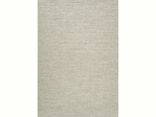Vloerkleed Sleeltar 290x200 cm, vlakgeweven wol in rustige beige tint met verfijnde textuur