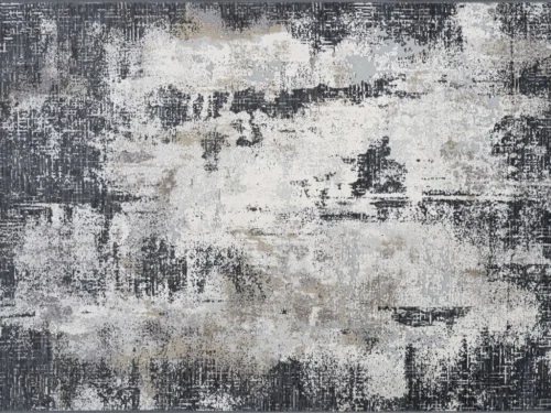 Vloerkleed Lurroro 230x160 cm in grijs, wit en taupe met abstract patroon en volle 11 mm pool