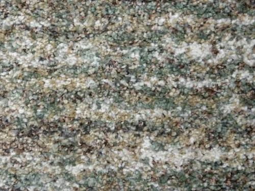 Vloerkleed Traanond 340x240 cm, groen-beige gemêleerd met 25 mm volle pool