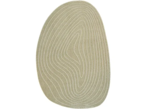 Decoratie Letund tapijt 9191, organische vorm met subtiele lijnen en zachte 9 mm pool in rustige beige tint
