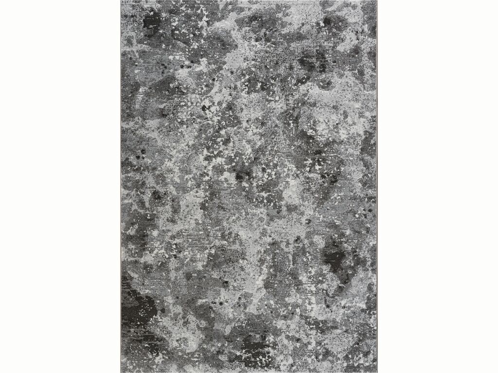 Vloerkleed Nonda 290x200 cm, grijs gemêleerd dessin met zachte pool en rijke structuur