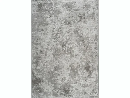 Vloerkleed Pulane 230x160 cm in grijs, met rustige marmerlook en volle, verzorgde structuur