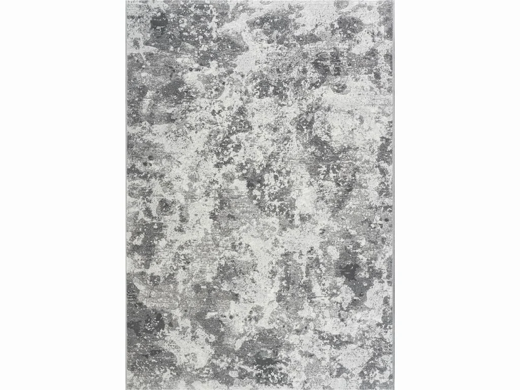 Vloerkleed Naiad 230x160 cm, grijs gemêleerd, zacht 11 mm pool en volle uitstraling