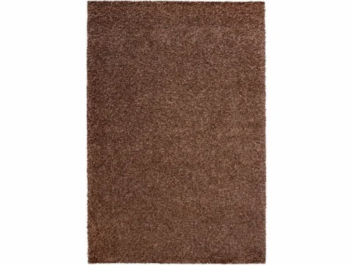Vloerkleed Konstanz 290x200 cm, bruin, hoogpolig 50 mm met volle, zachte textuur