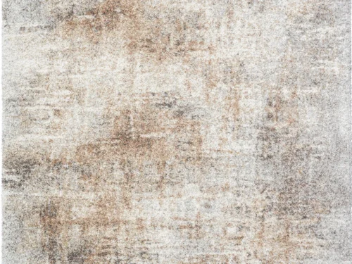 Vloerkleed Feskand 290 x 200 cm in rustige beige-grijze kleur, zacht gemêleerd en royaal formaat
