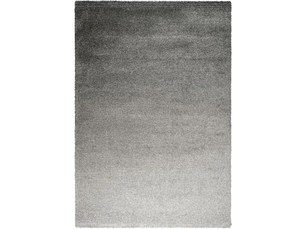 Vloerkleed Caarrum 230x160 cm in grijs verloop, zacht hoogpolig karpet voor een warme, rustige basis