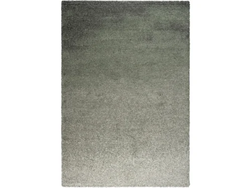 Vloerkleed Klendonte 340x240 cm in grijsgroene tint met rustige kleurverloopstructuur