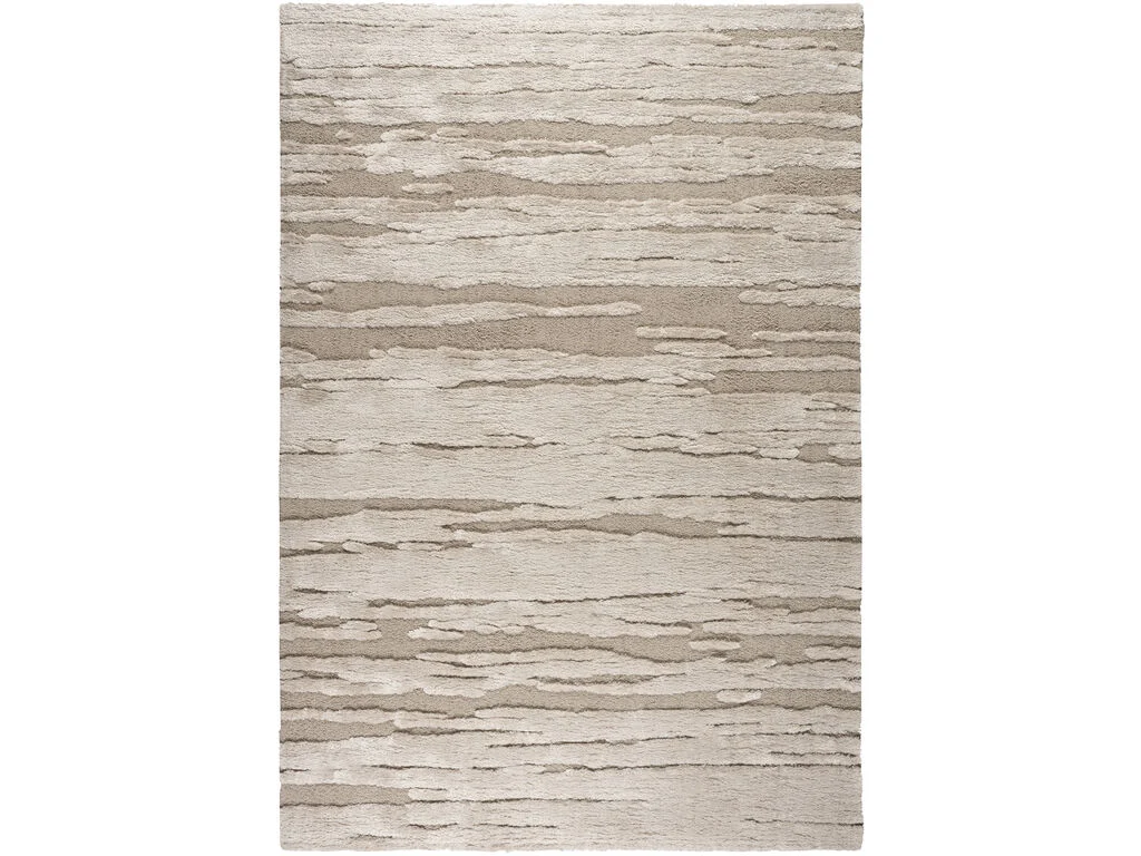 Vloerkleed Vantena 230x160 cm in kleur 2383, beige hoogpolig met zachte, volle structuur