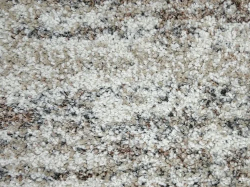 Vloerkleed Greimmang 230x160 cm, warm beige gemêleerd hoogpolig karpet met volle, zachte uitstraling