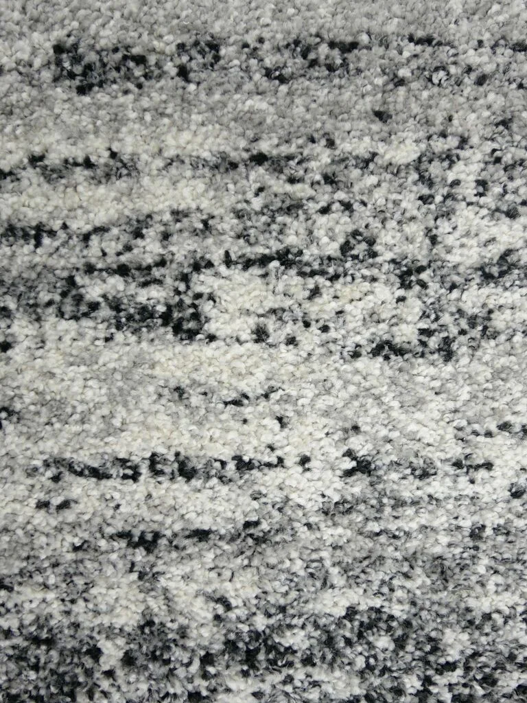 Vloerkleed Raulvand 230x160 cm in grijs gemêleerd, met volle 25 mm pool en zachte, luxe uitstraling