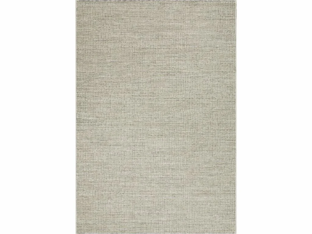 Vloerkleed Nosin 230x160 cm, vlakgeweven in rustige beige natuurtint, stijlvol en strak