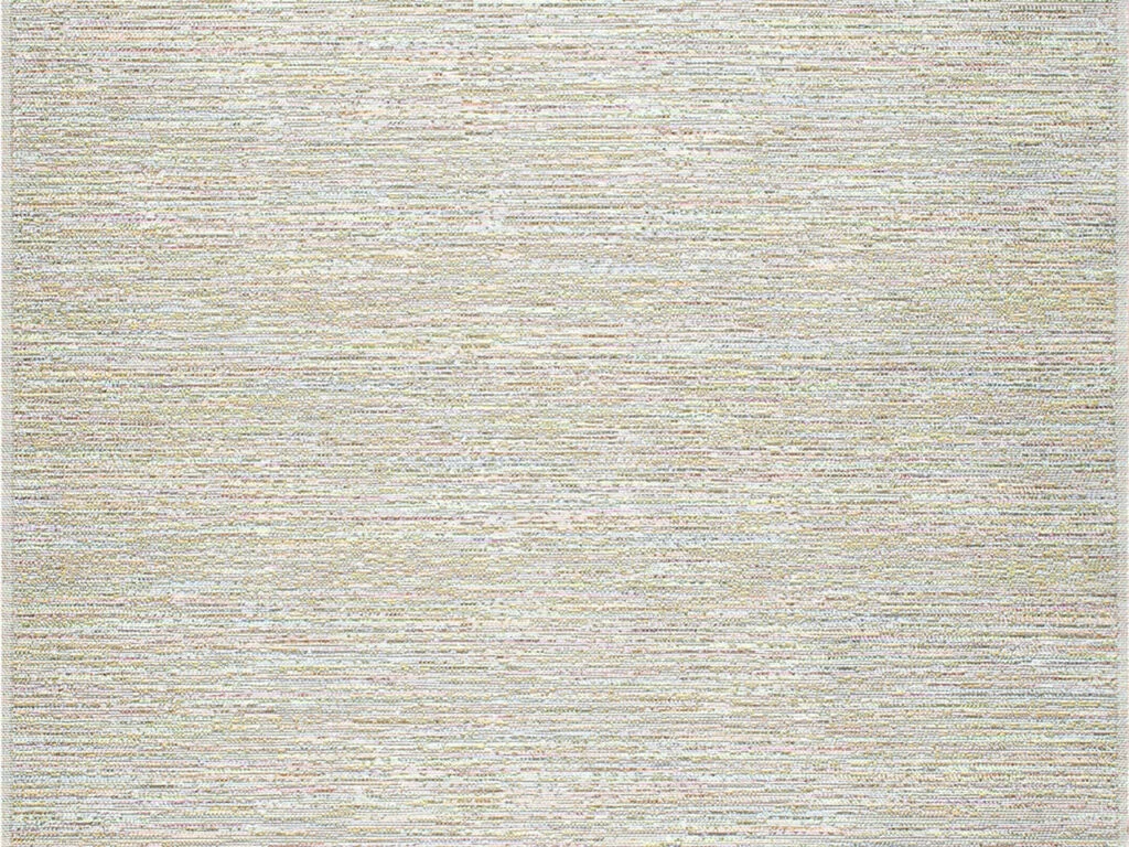 Vloerkleed Magnus 230x160 cm in lichte geweven tint met lage pool voor binnen en buiten