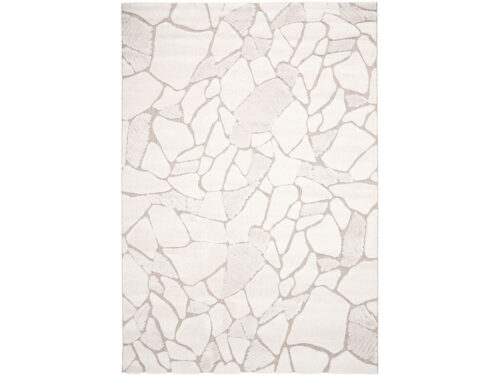 Vloerkleed Falvura 290x200 cm met licht steenmotief en volle 11 mm pool in kleur 051