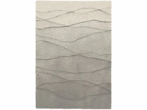 Vloerkleed Peenio 230x160 cm in kleur 736, met zacht golvend patroon en volle 50 mm pool