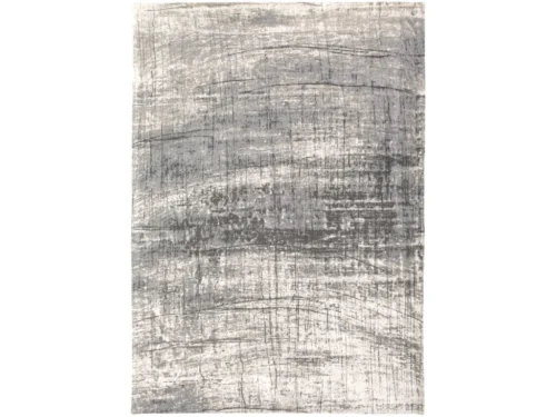Vloerkleed Steltan 150x80 cm in grijs, vlakgeweven met strakke, rustige textuur en moderne uitstraling