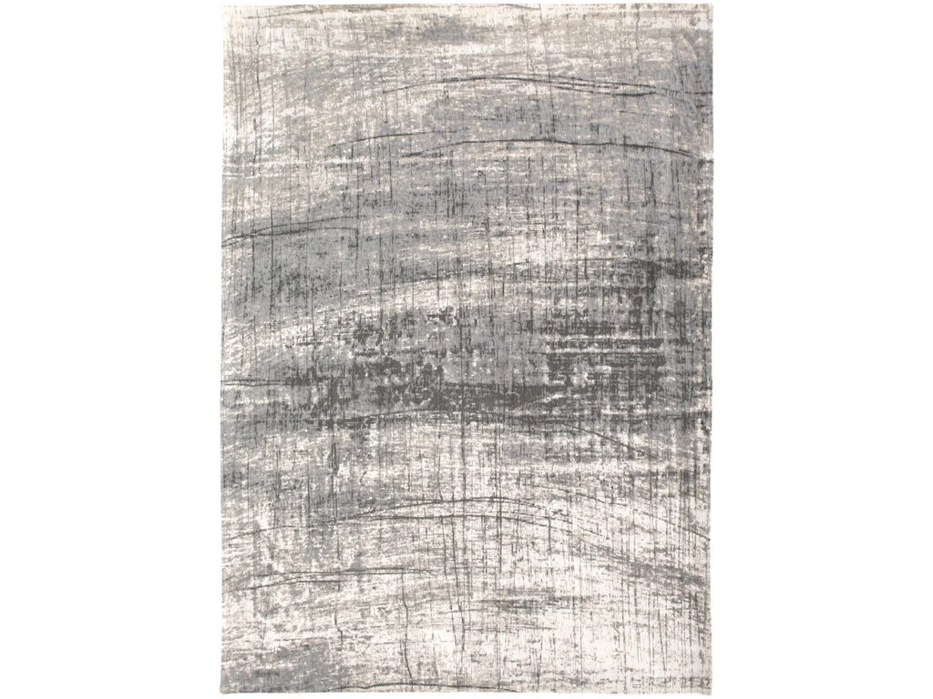 Vloerkleed Steltan 150x80 cm in grijs, vlakgeweven met strakke, rustige textuur en moderne uitstraling