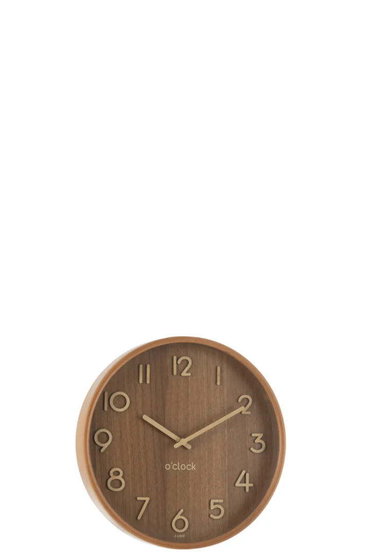 Wandklok Fleemmin Naturel - Afbeelding 5