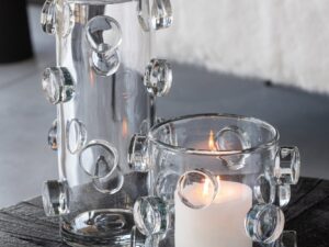 Vaas Skaatik Glas Transparant H20,5 cm