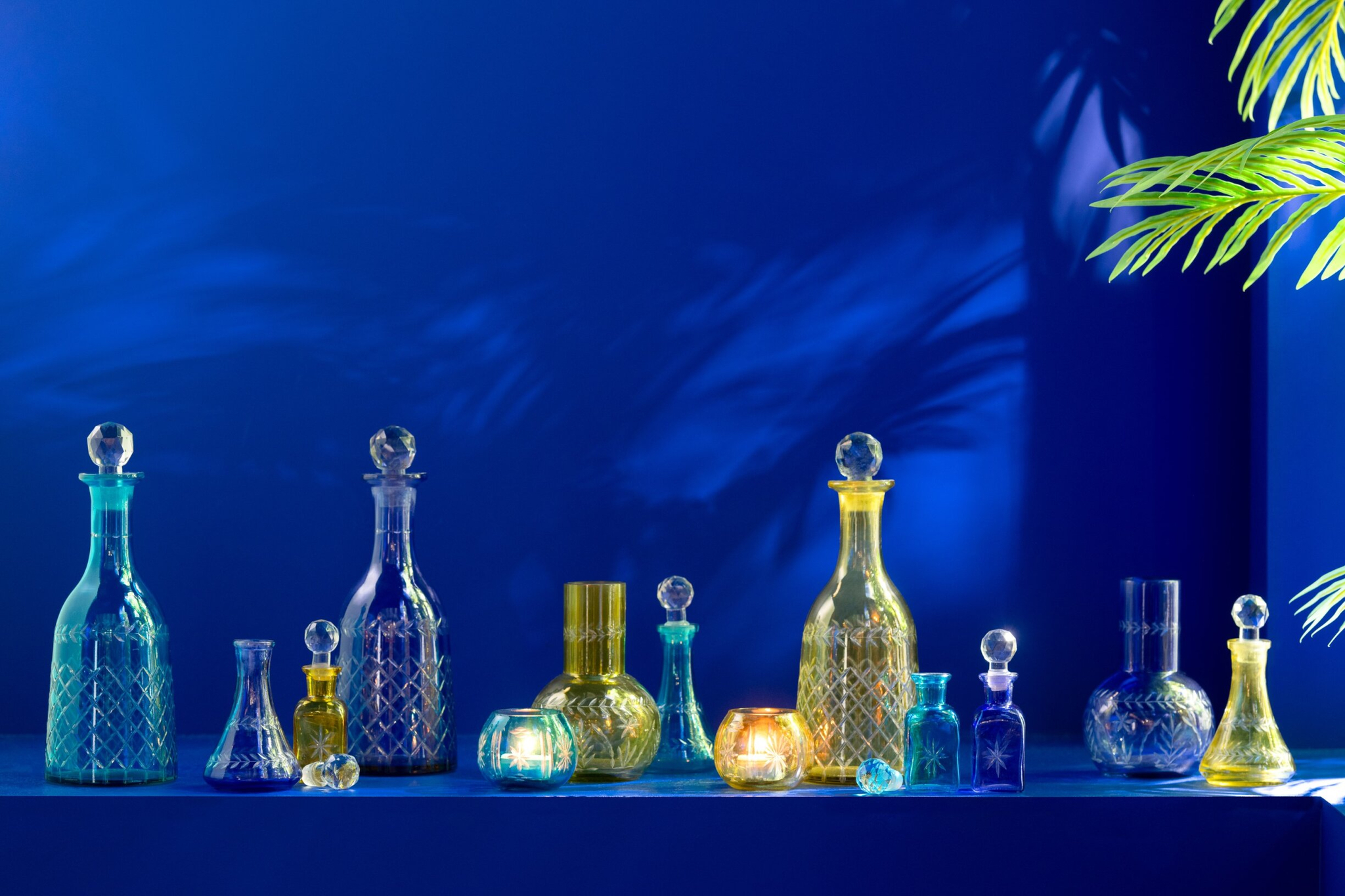 Decoratie Nallona Glas Meerkleurig - Set van 3 - Afbeelding 2