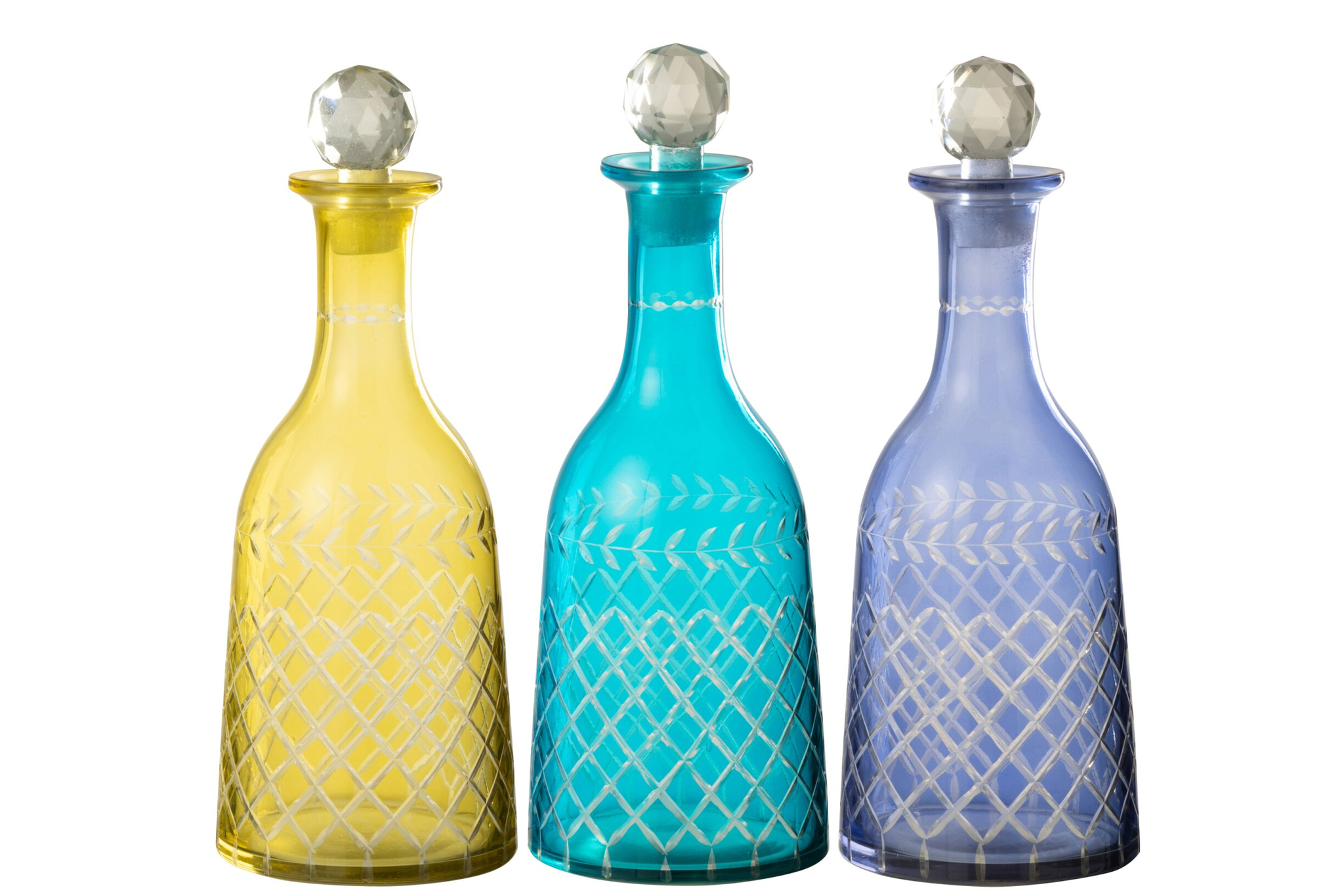 Decoratie Nallona Glas Meerkleurig - Set van 3 - Afbeelding 3