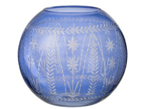 Vaas Greebaro Glas Blauw H26 cm