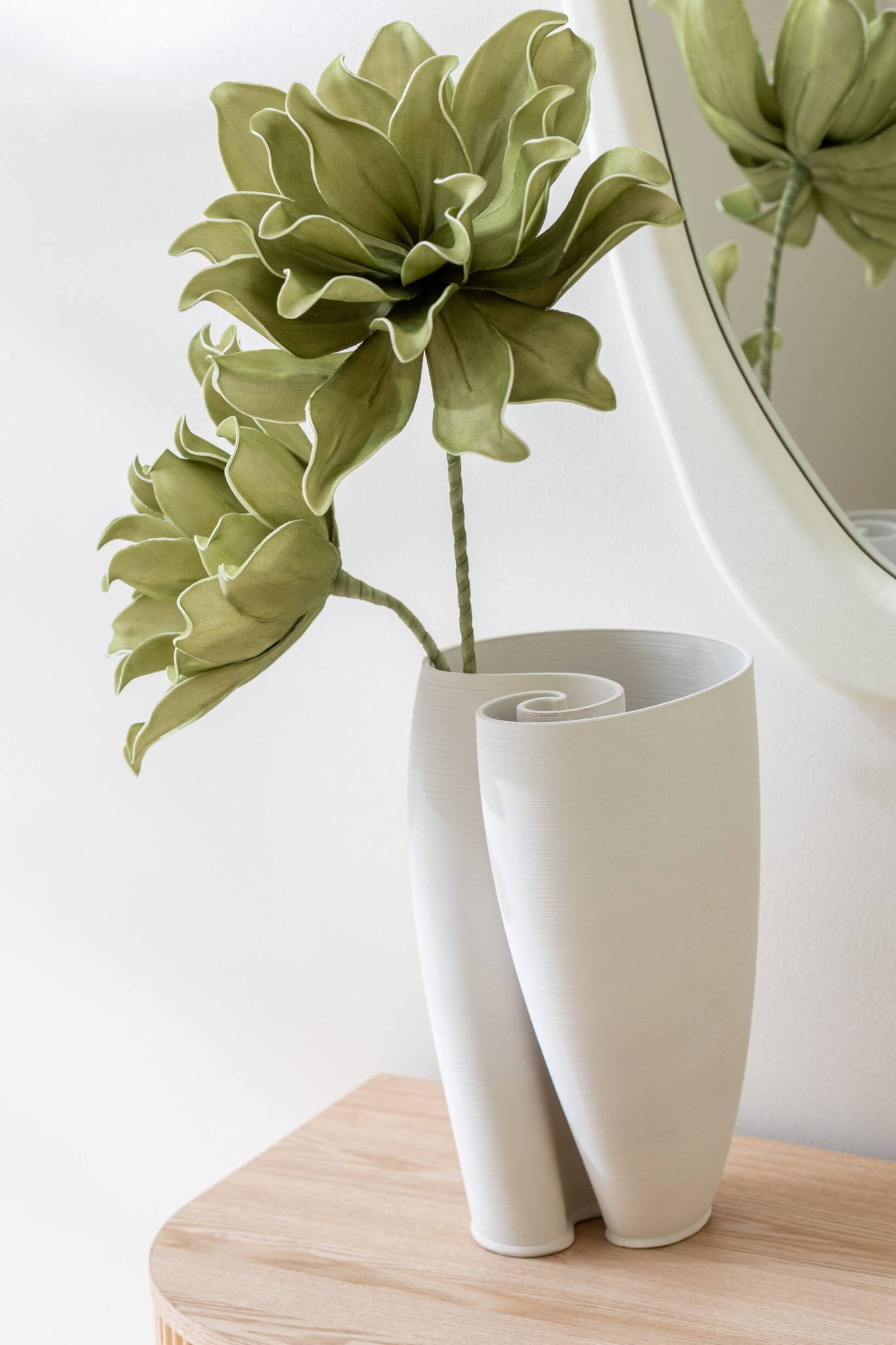 Vaas Treerra Keramiek Beige H33,5 cm
