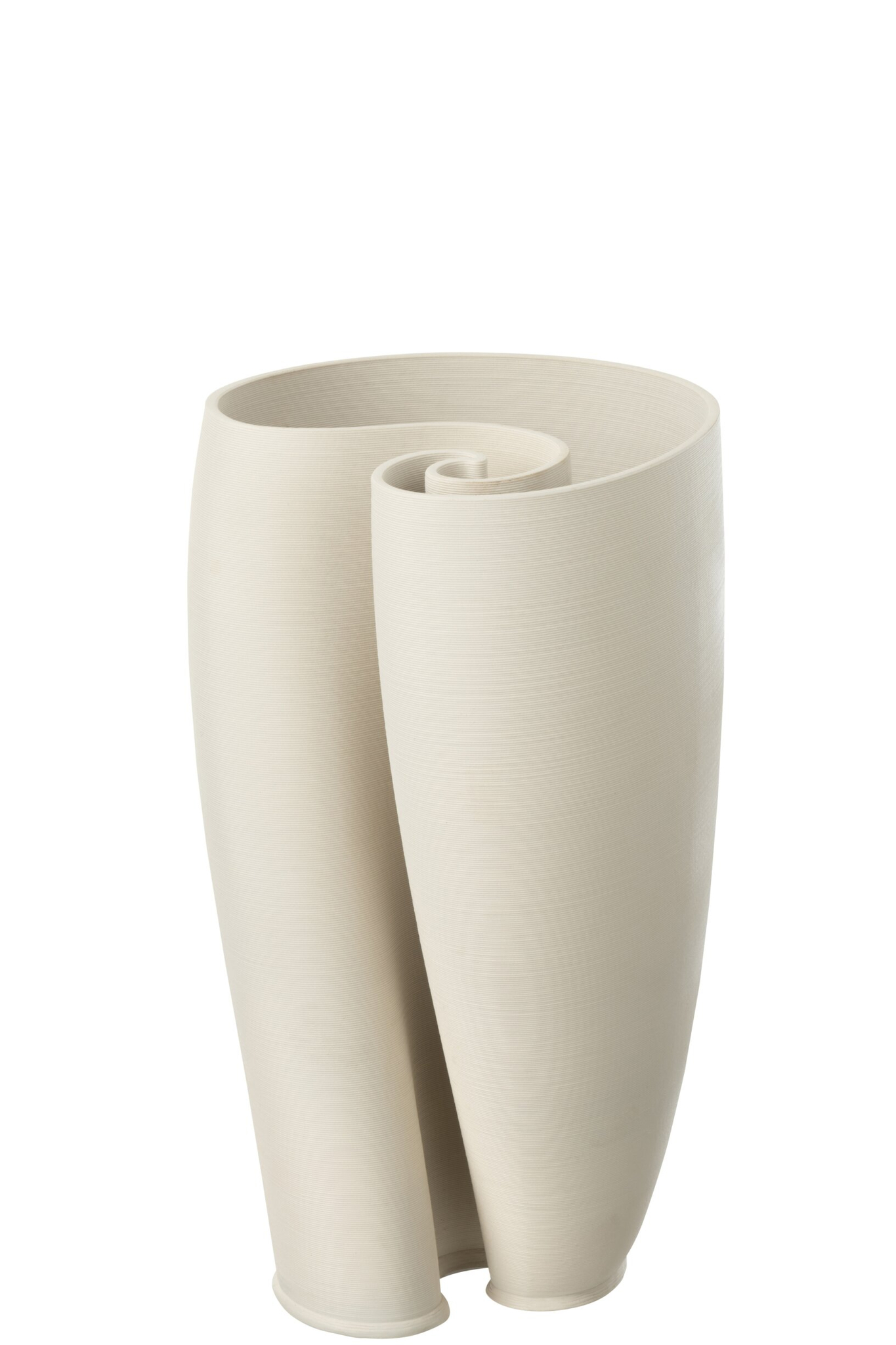 Vaas Treerra Keramiek Beige H33,5 cm - Afbeelding 2