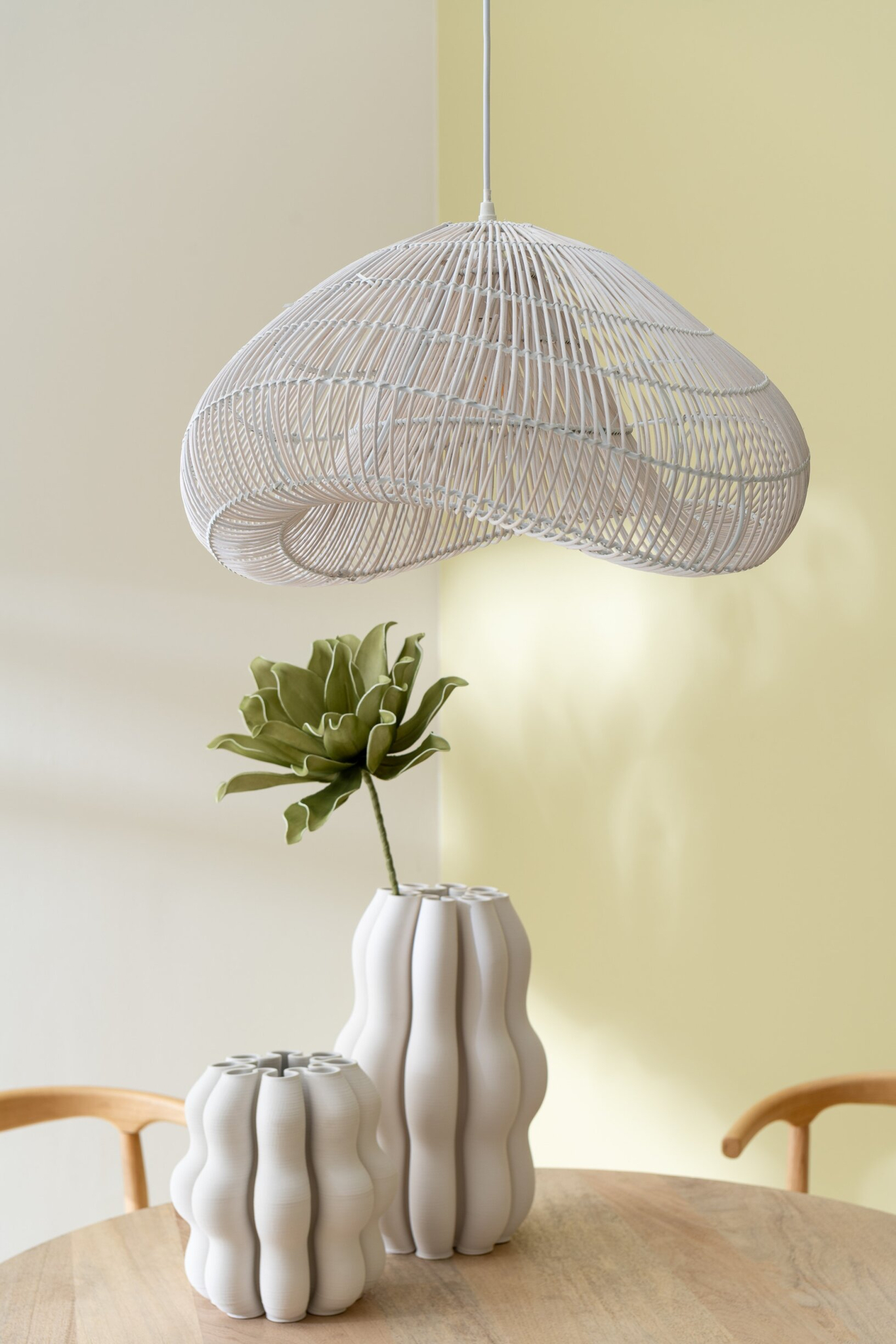 Vaas Grokano Keramiek Beige H25 cm