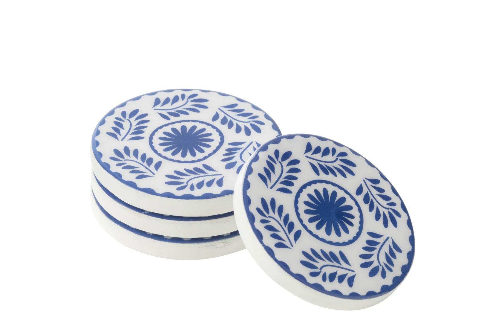 Onderzetter Madone Mangohout Blauw - Set van 4 - Afbeelding 2