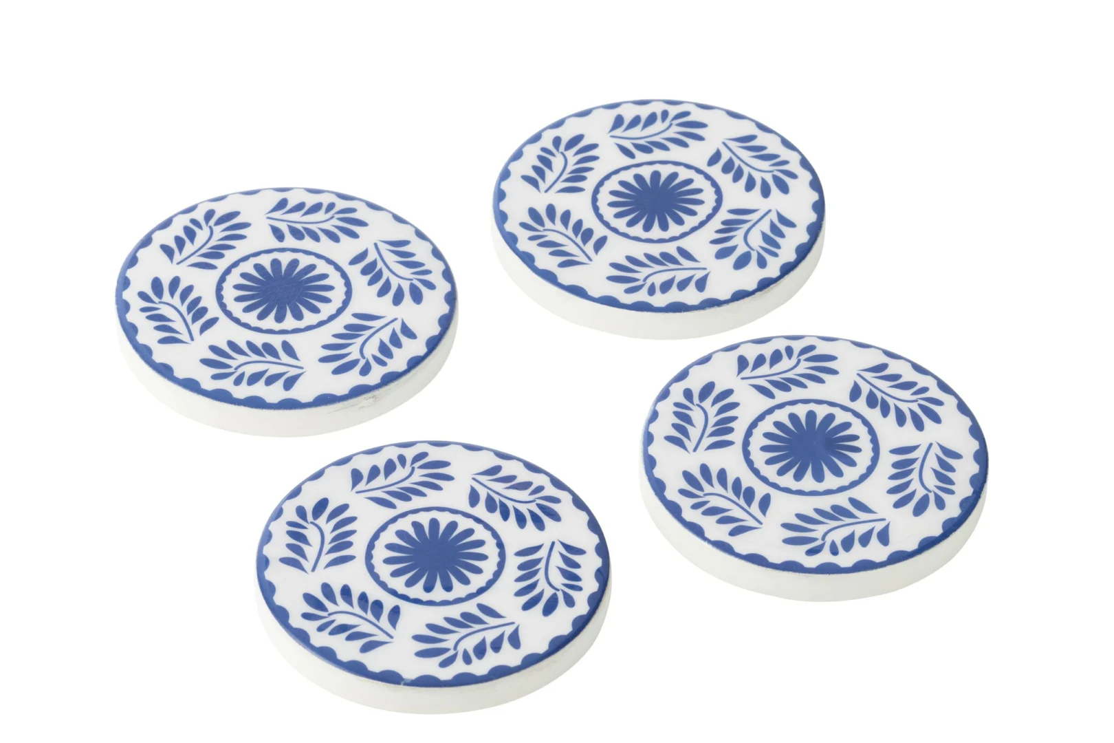 Onderzetter Madone Mangohout Blauw - Set van 4 - Afbeelding 3