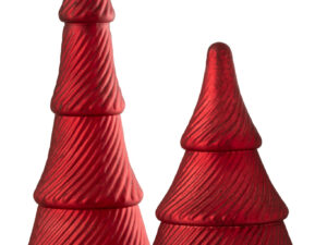 Kerstboom Ciernin Glas Rood H41 cm