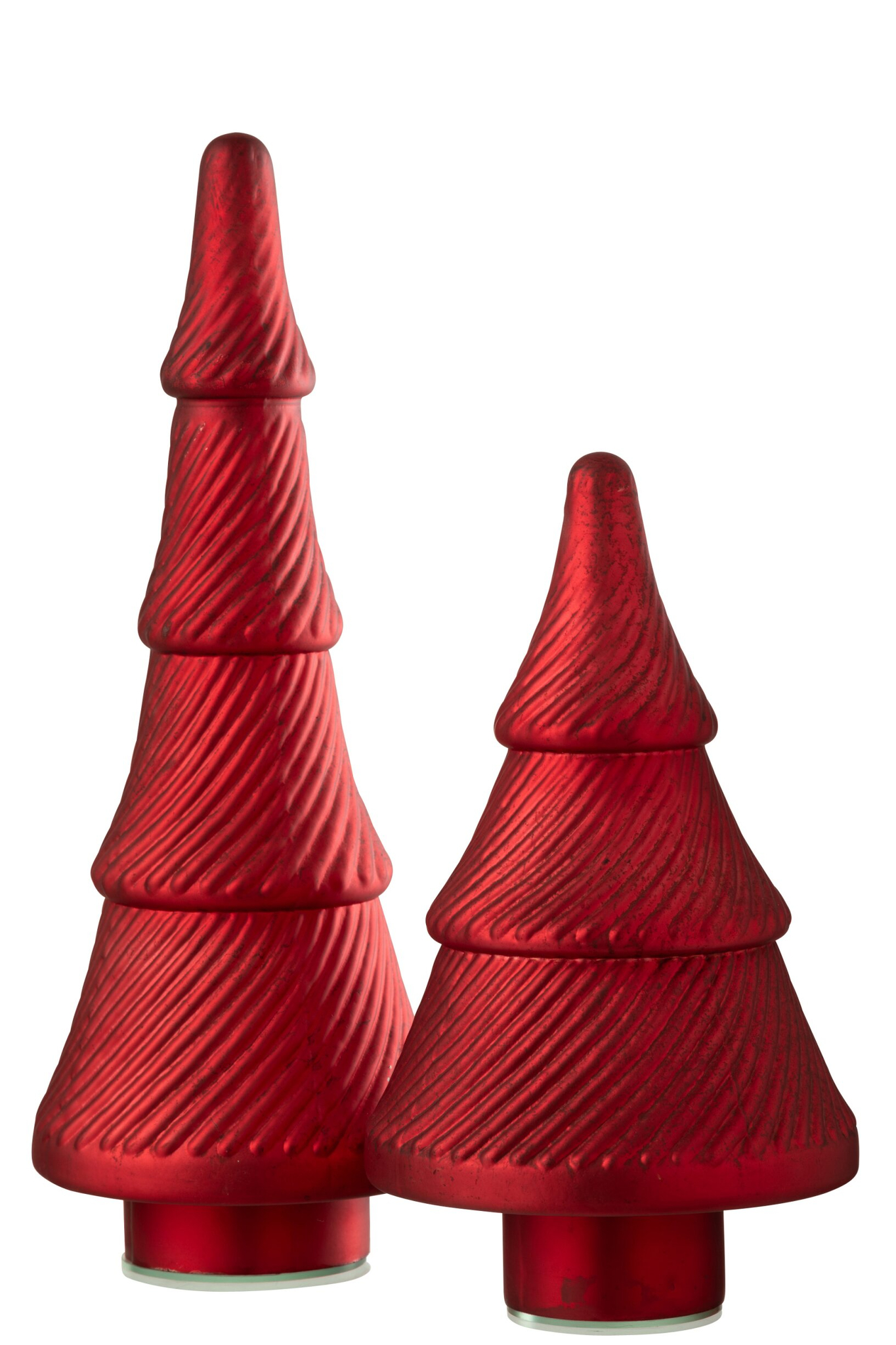 Kerstboom Ciernin Glas Rood H41 cm