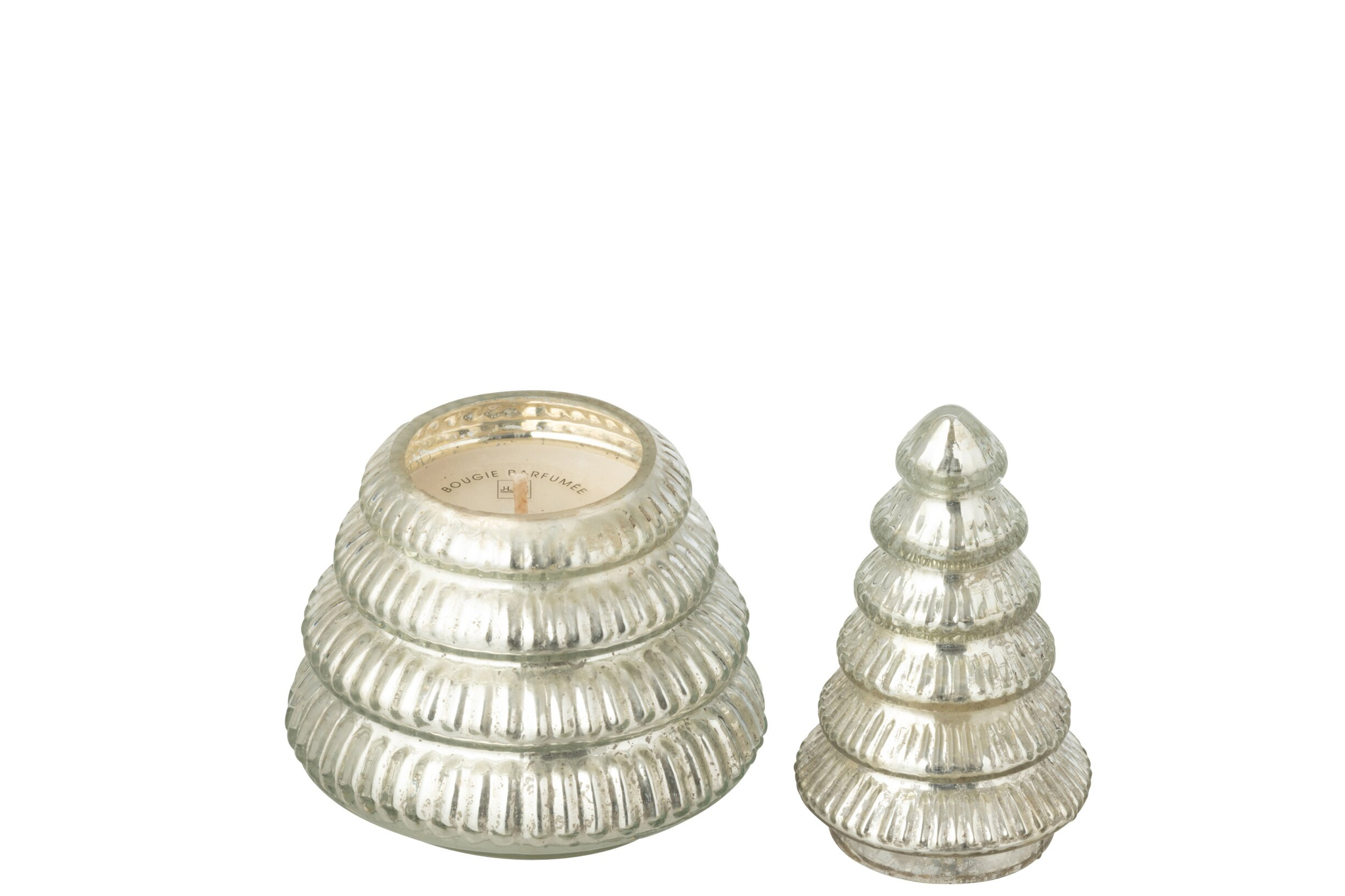 Geurkaars Braarik Glas Zilver - Afbeelding 2