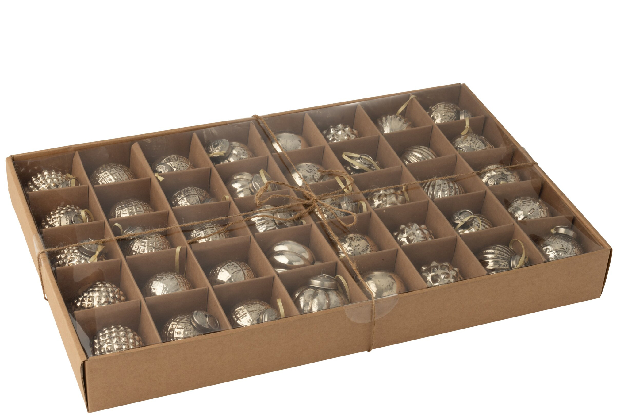 Opbergdoos Tronsang Glas Goud