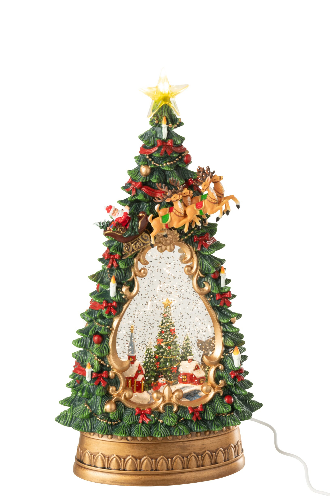 Kerstboom Slaakor Kunststof Meerkleurig H33,5 cm