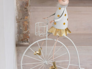 Decoratiefiguur Trilang Metaal Goud H63,5 cm - Set van 2