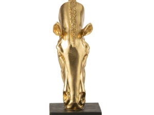 Beeld Hoormer Polyresin Goud H44 cm