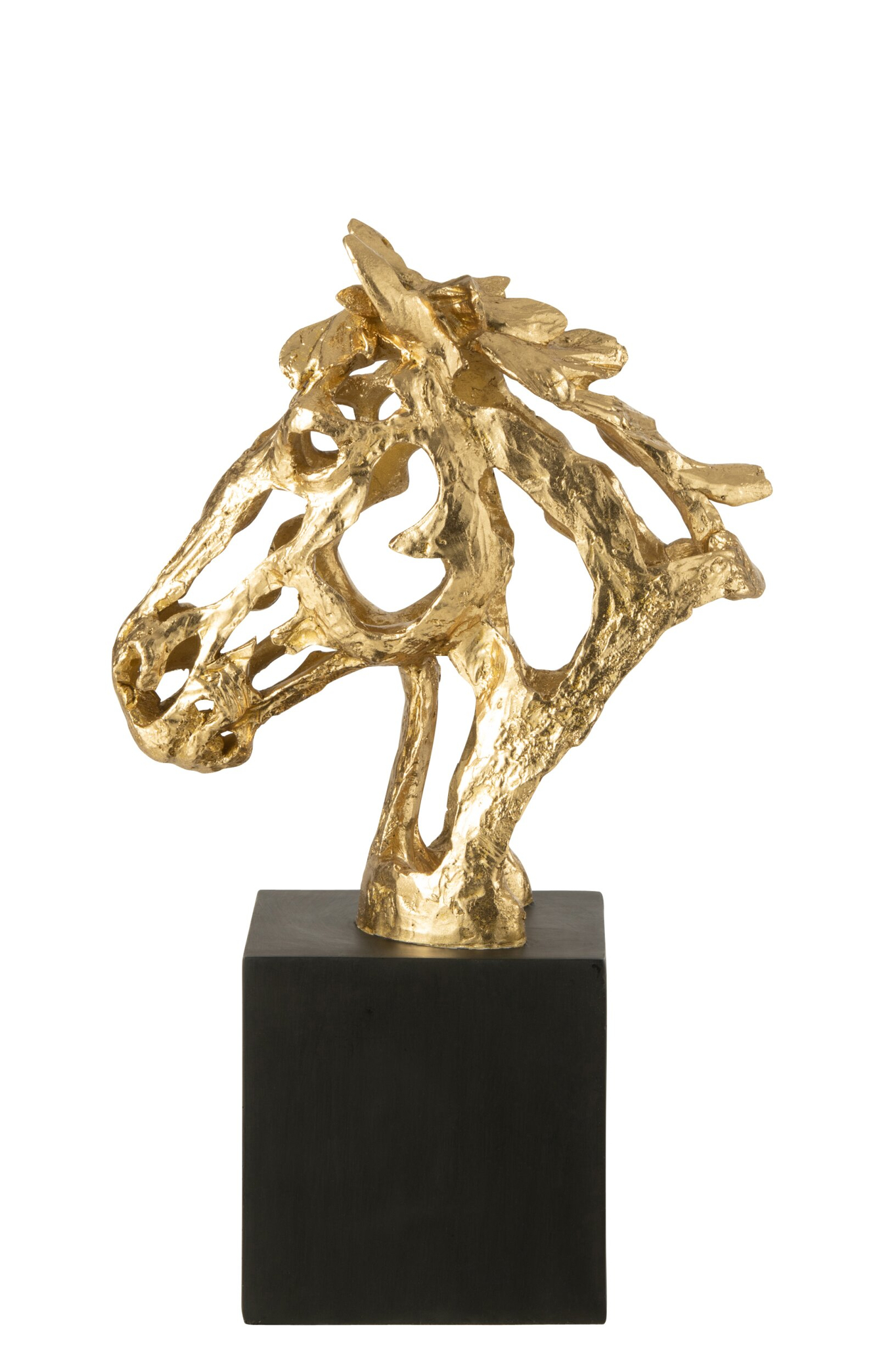 Beeld Bentu Polyresin Goud H40 cm - Afbeelding 2