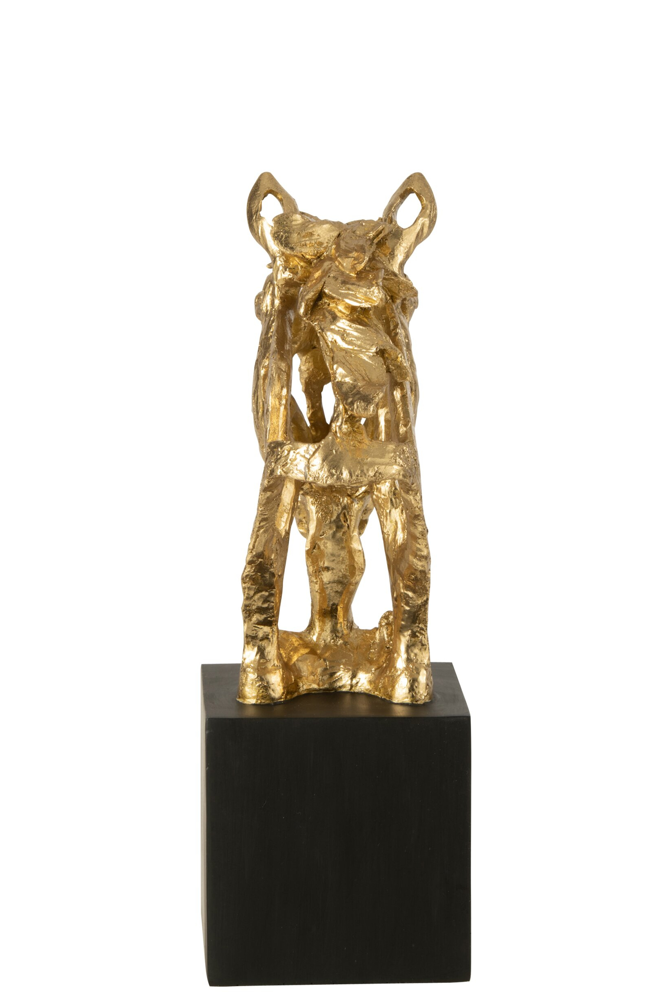 Beeld Bentu Polyresin Goud H40 cm - Afbeelding 3