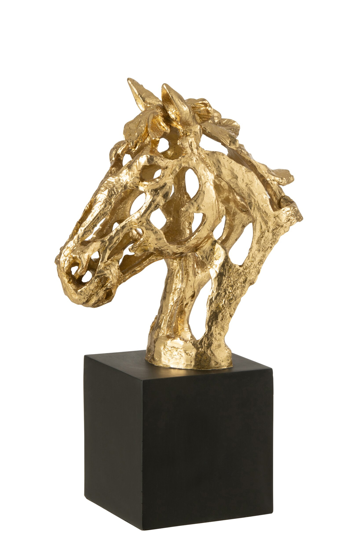 Beeld Bentu Polyresin Goud H40 cm - Afbeelding 6