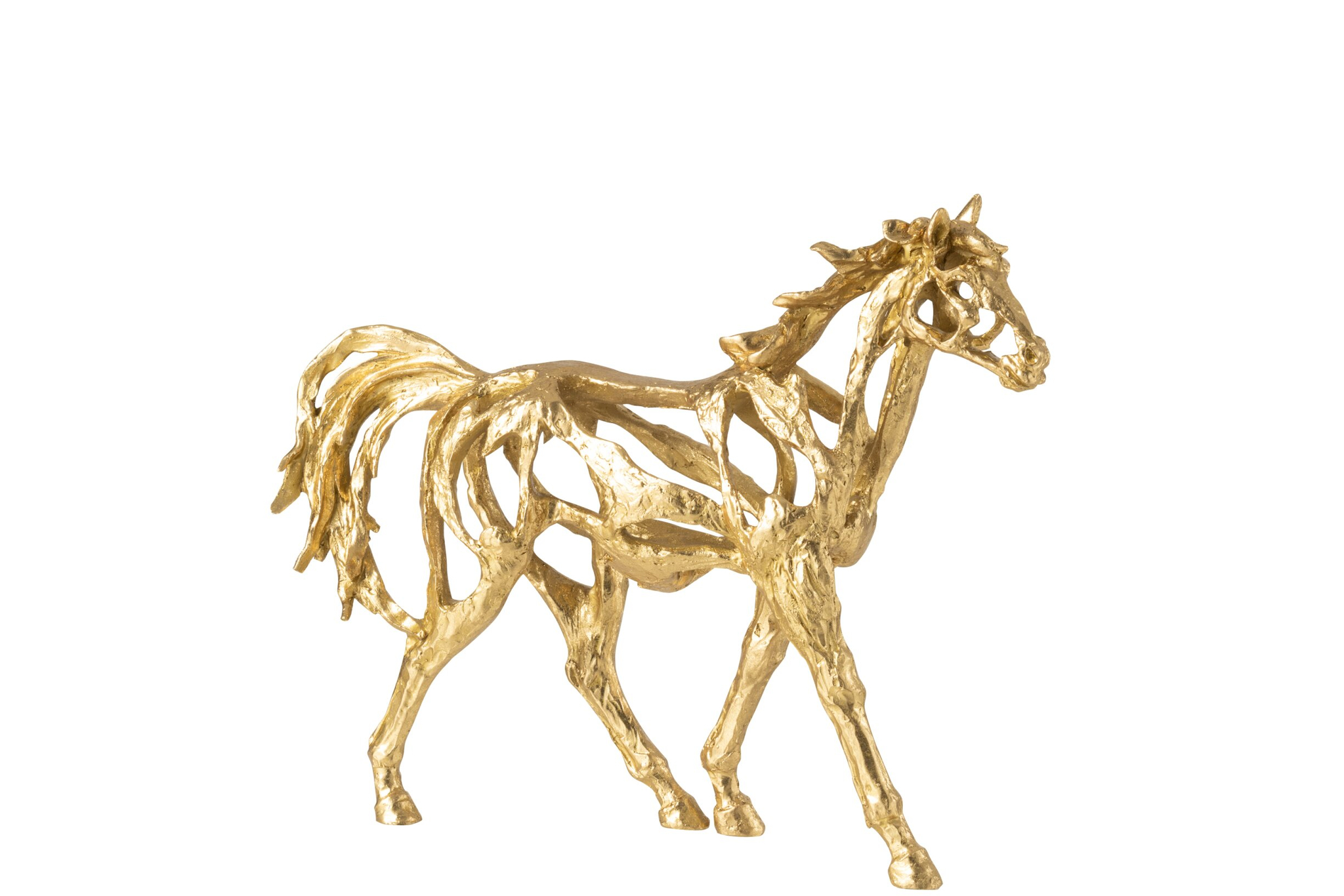 Beeld Braammo Polyresin Goud H36,5 cm - Afbeelding 4