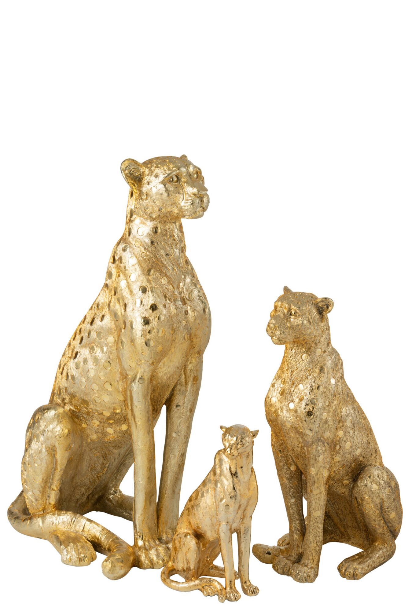 Beeld Voder Polyresin Goud H88 cm - Afbeelding 5