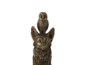 Decoratiefiguur Darru Polyresin Brons H28 cm