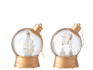 Decoratiefiguur Stantor Kunststof Wit H13 cm - Set van 2