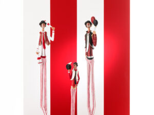 Beeld Grievano Polyresin Meerkleurig H127,5 cm - Set van 3