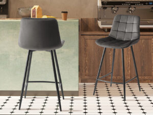 Barkruk Booskang Velvet Taupe