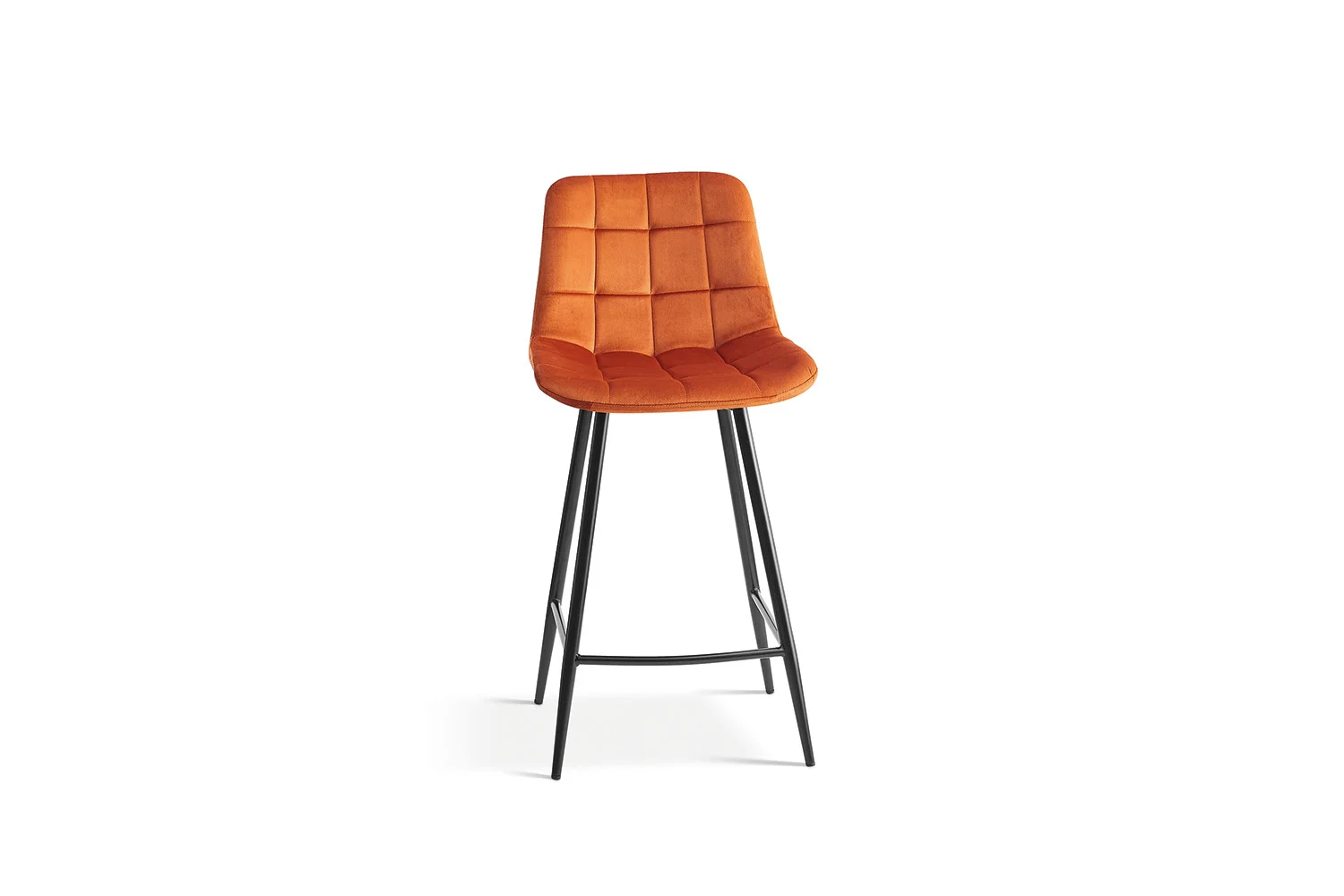 Counterstoel Skesone Velvet Oranje - Afbeelding 4